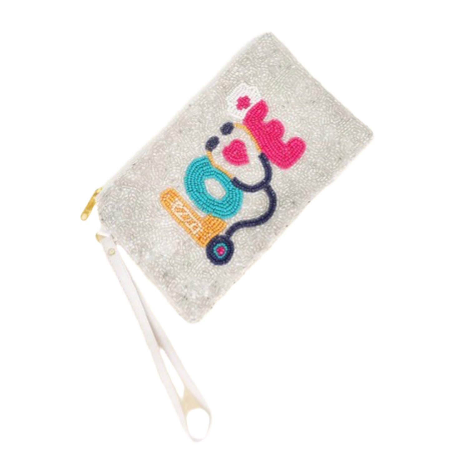 HEALTHCARE NURSE APPRECIATION WRISTLET COIN BAG