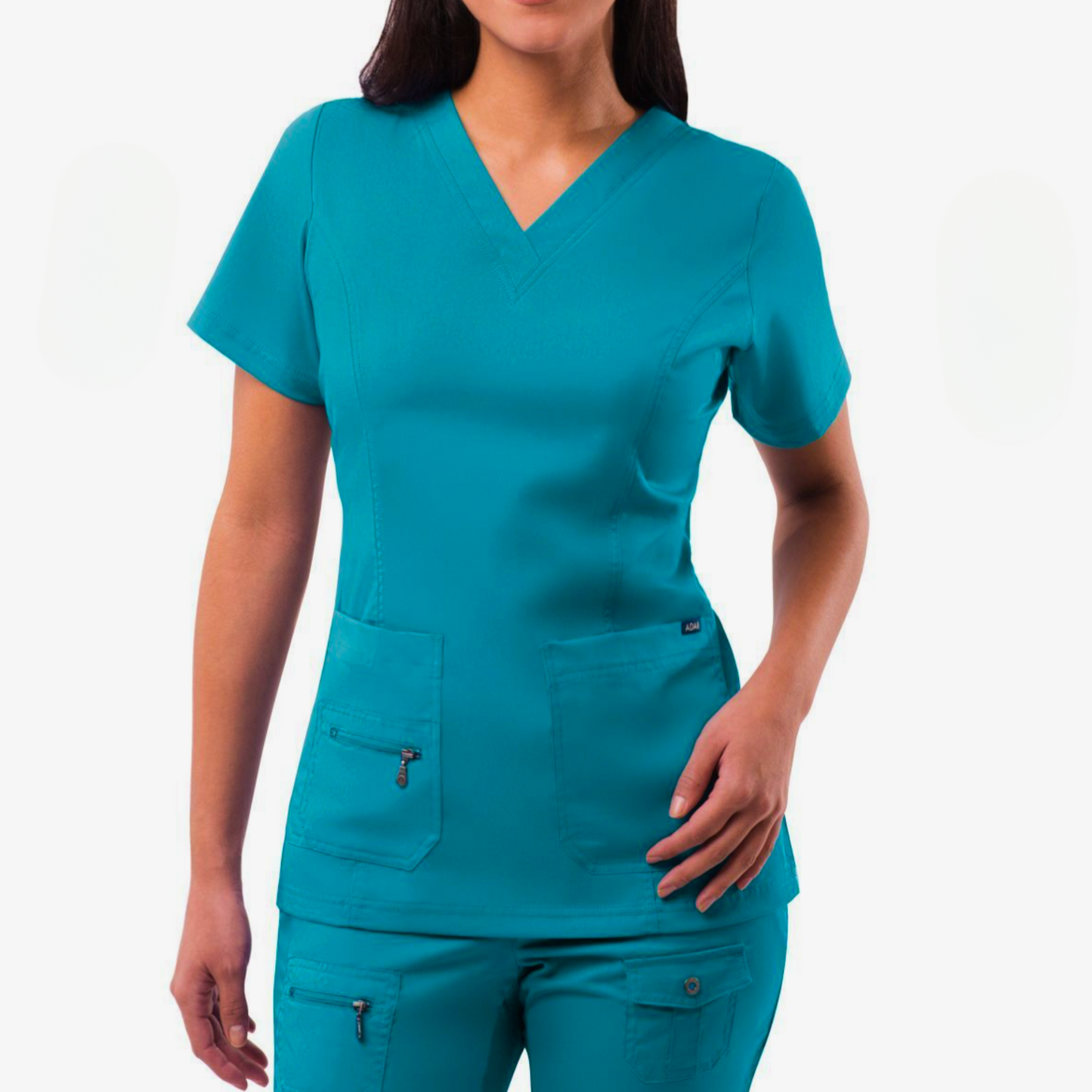 Womens Elevated V-Neck Scrub Top