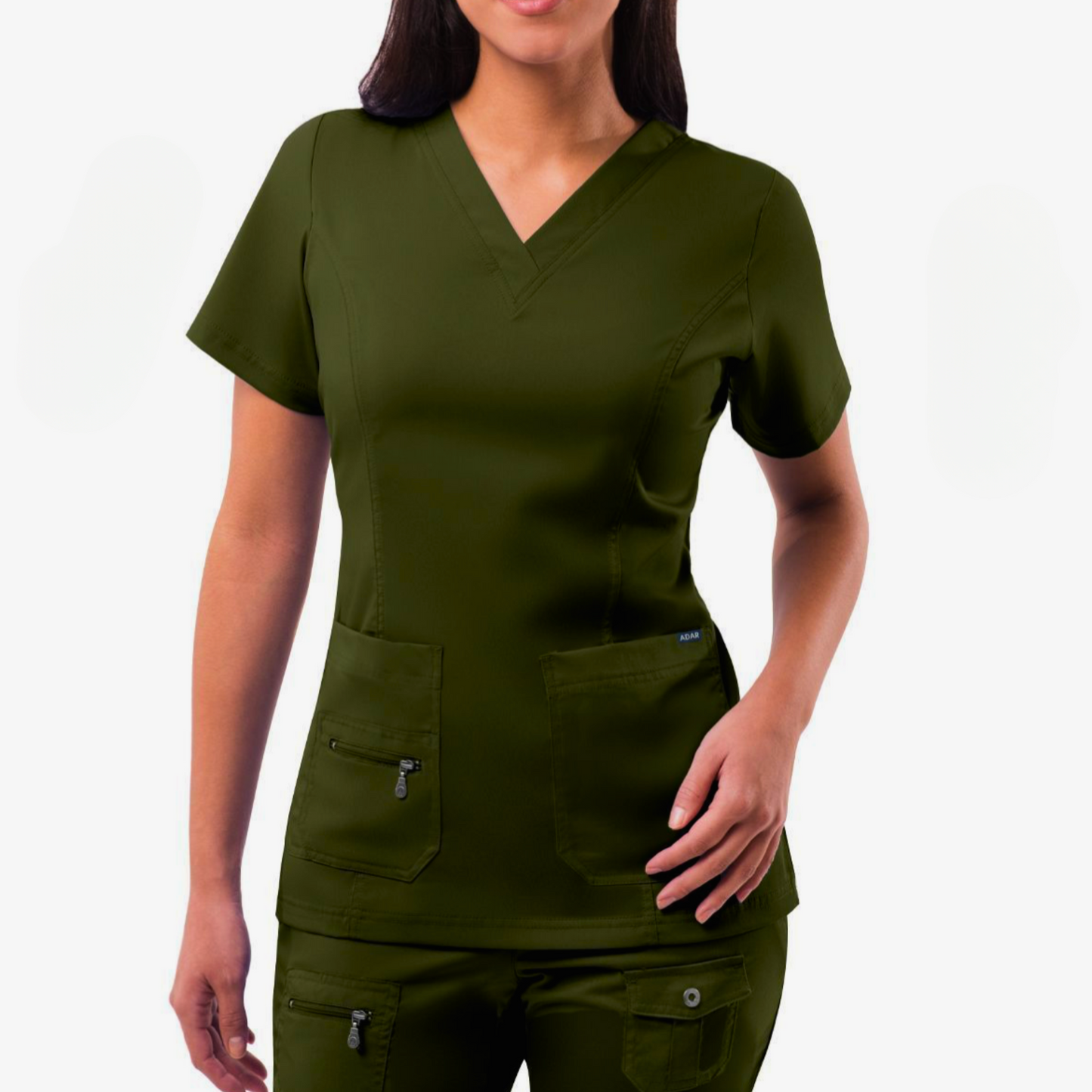 Womens Elevated V-Neck Scrub Top