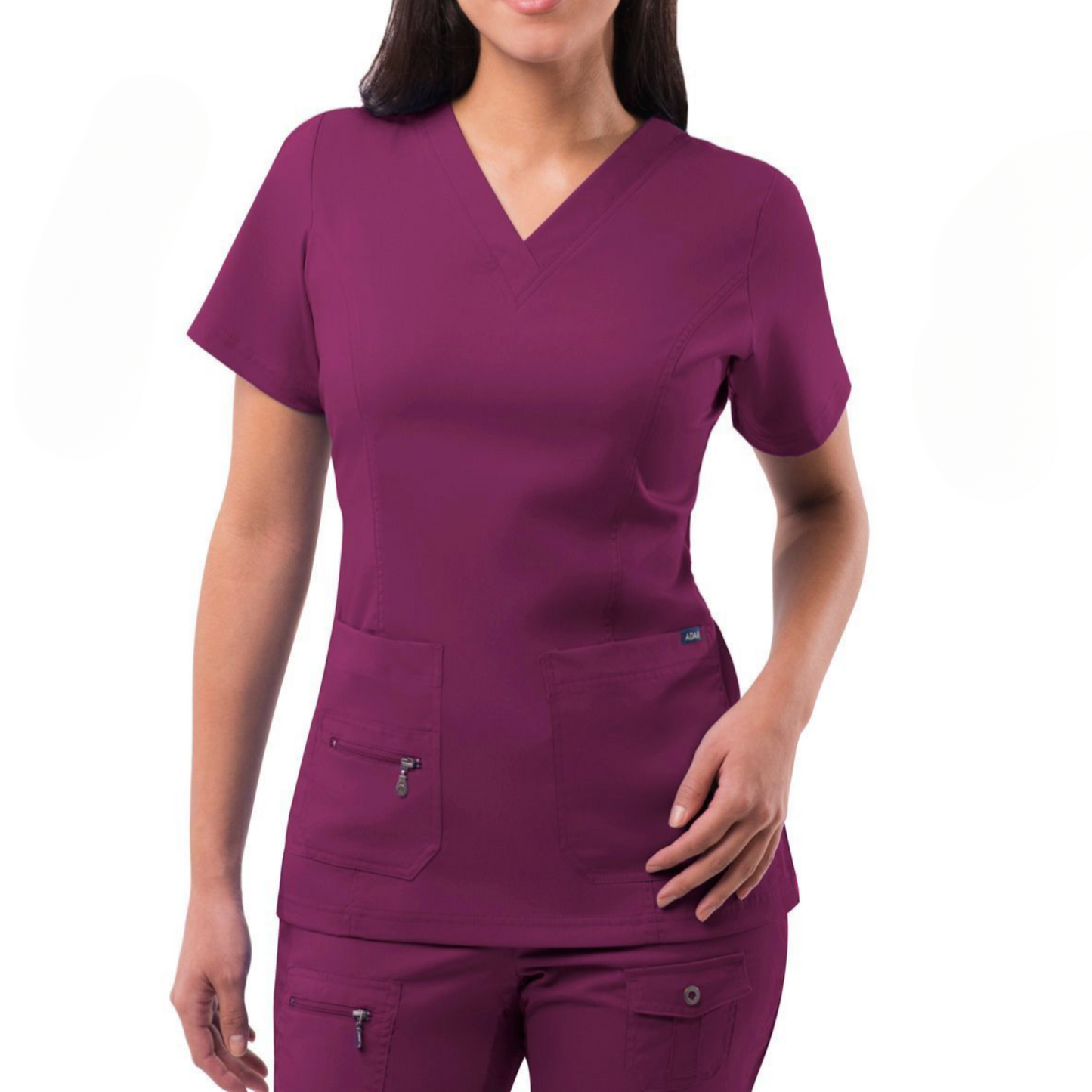 Womens Elevated V-Neck Scrub Top