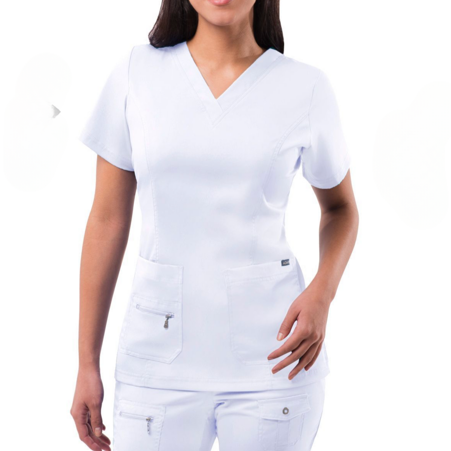 Womens Elevated V-Neck Scrub Top