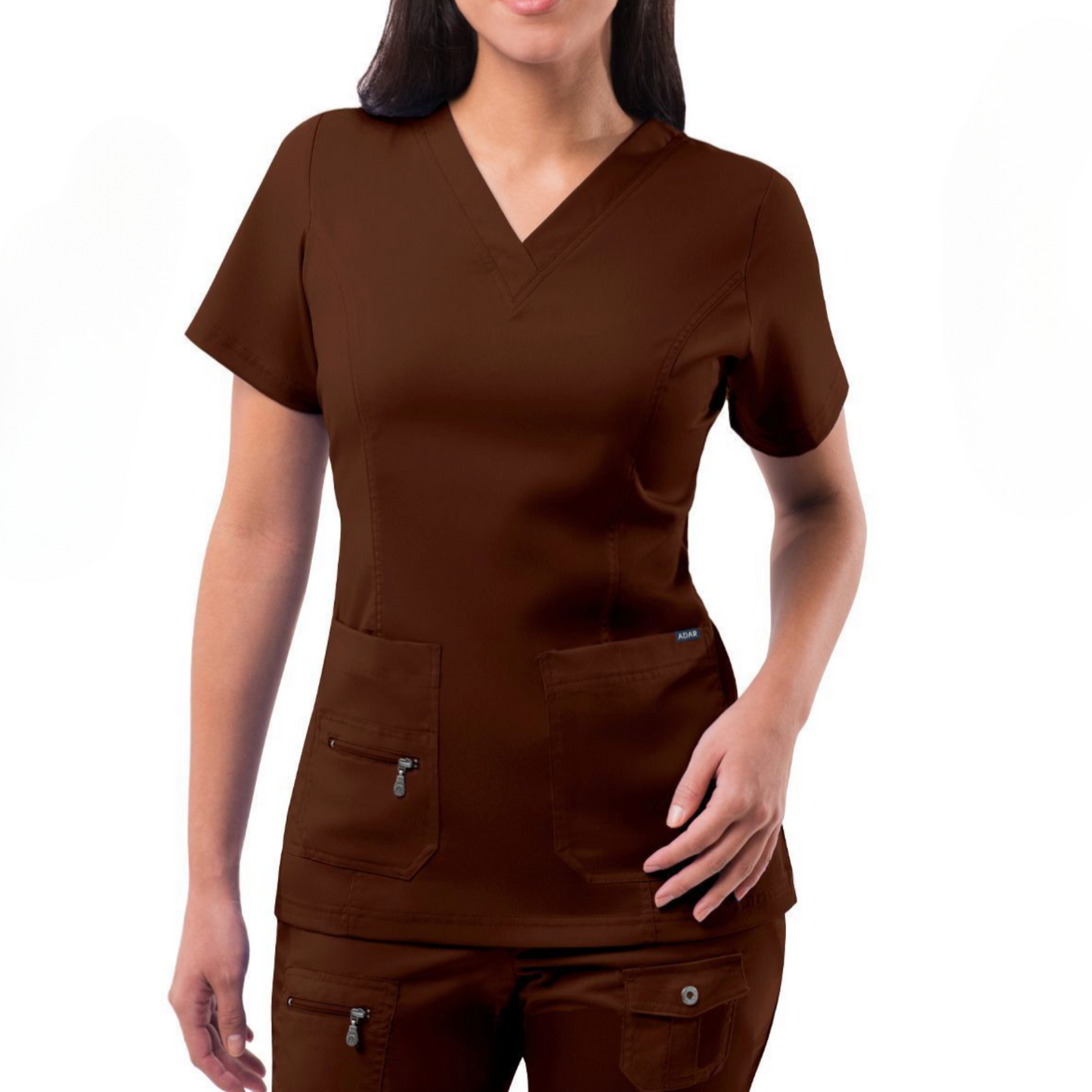 Womens Elevated V-Neck Scrub Top