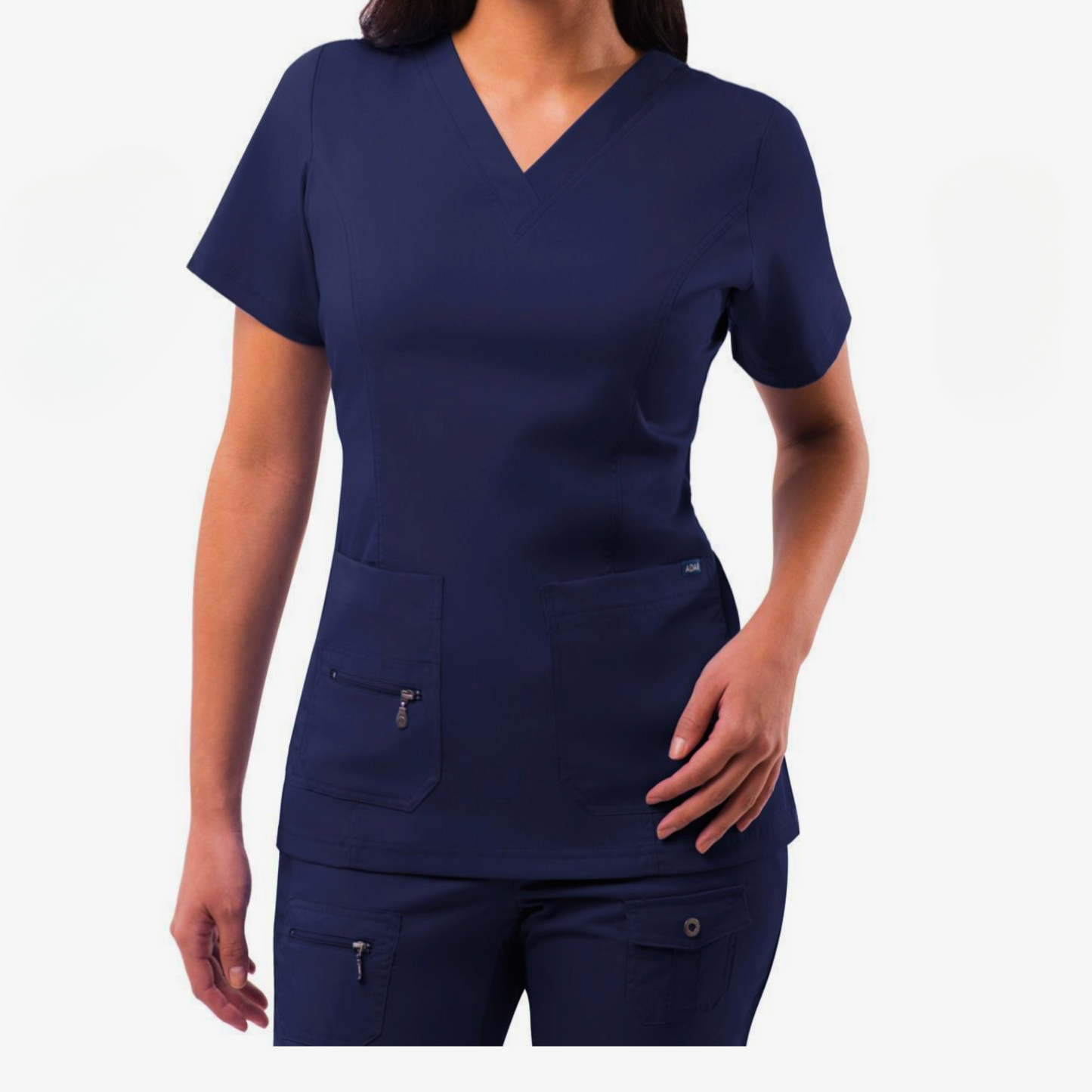 Womens Elevated V-Neck Scrub Top