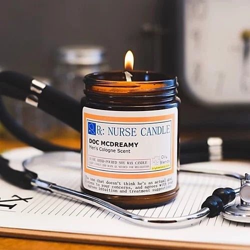 Dr. Lounge Coffee Candle   -Nola Scrubs